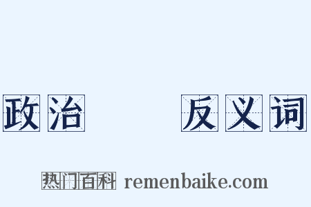政治運動反义词是什么意思的图片